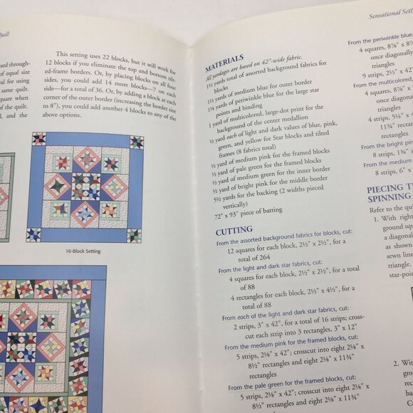 2004 Sensational Settings 80+ Ways Arrange Quilt Blocks Joan Hanson Revised Ed - Picture 9 of 15